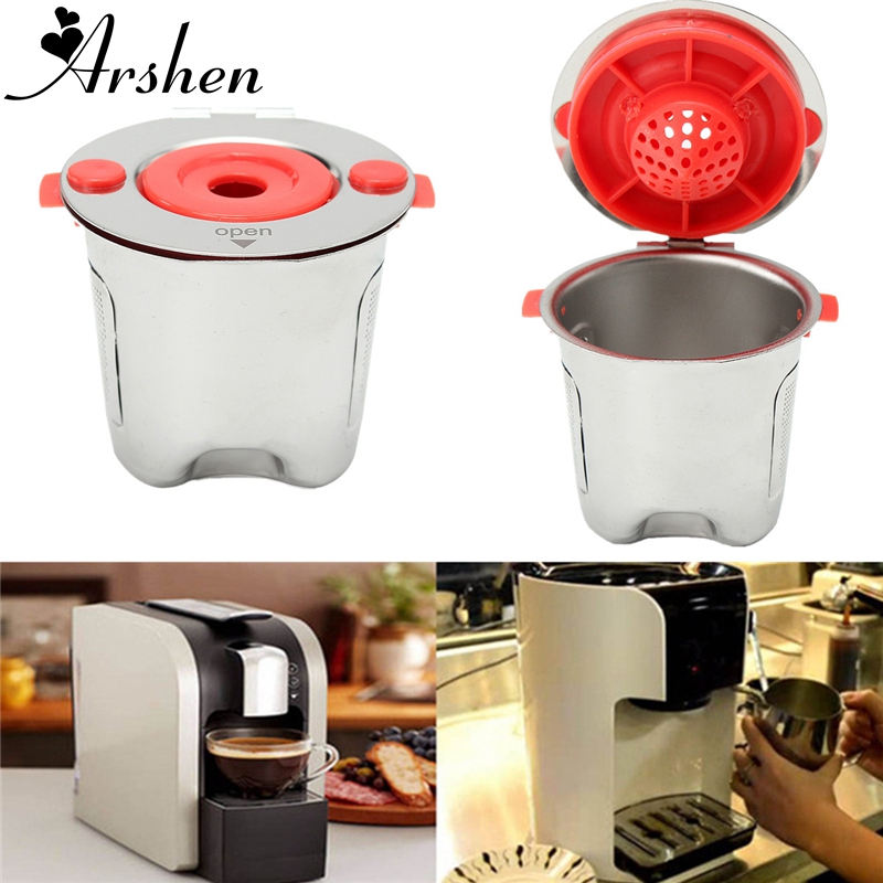 Coffee Tea Keurig - Arshen สแตนเลสกาแฟเติมตะกร้ากรองนำกลับมาใช้ใหม่ Filling สำหรับ Keurig 2.0