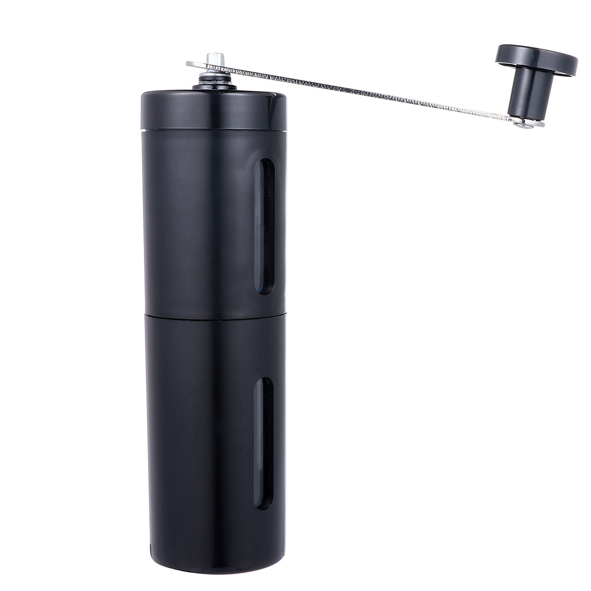 Burr Hand Grinder - เครื่องบดกาแฟแบบพกพาขนาดเล็ก เครื่องบดเมล็ดกาแฟแบบมือหมุน ใบมีดเซรามิก ปรับระดับการบดได้ ขนาดกะทัดรัด เหมาะสำหรับใช้ในบ้านและการเดินทาง