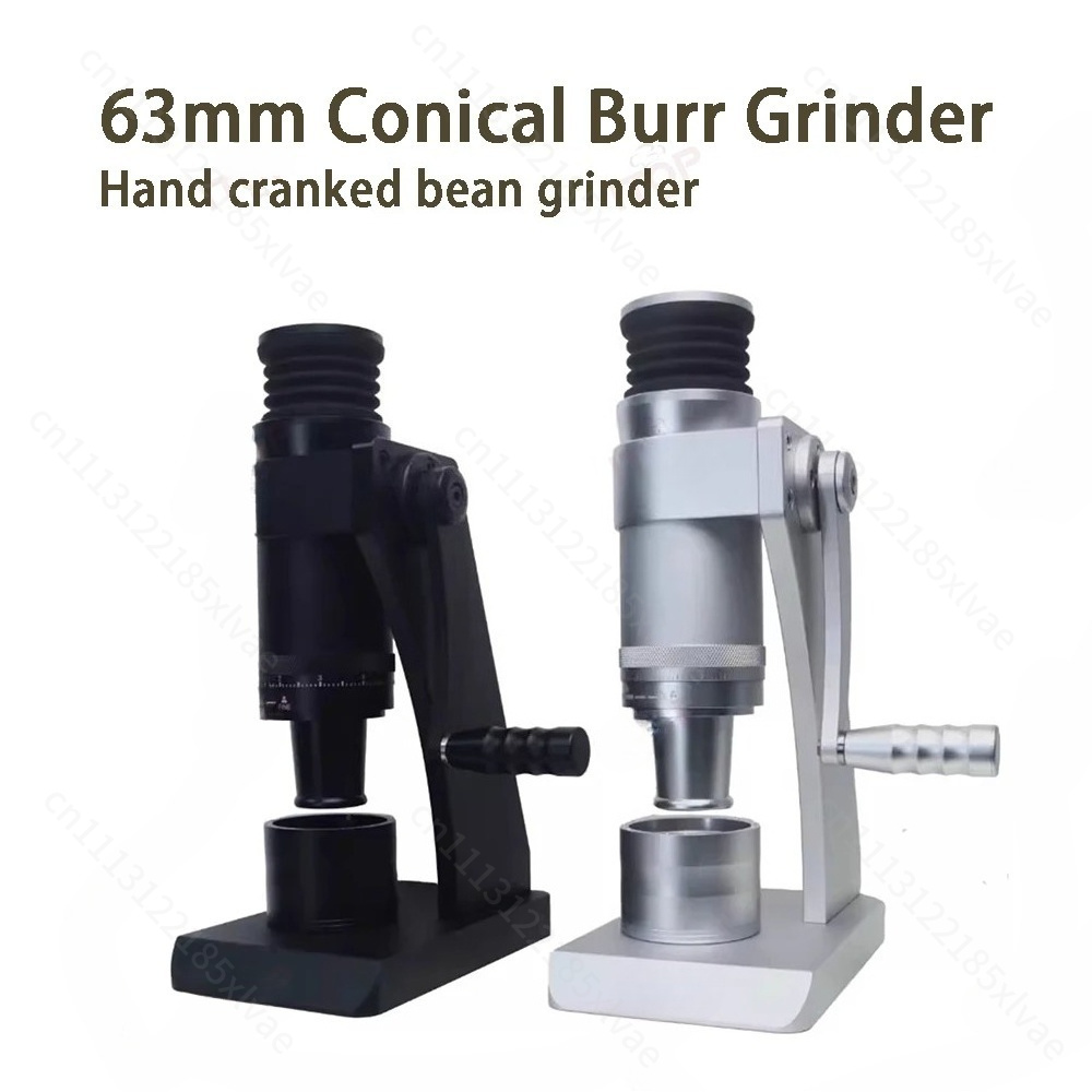 Burr Hand Grinder - เครื่องบดกาแฟแบบหมุนมือ ขนาด 63 มม. พร้อมใบมีดทรงกรวย Ghost