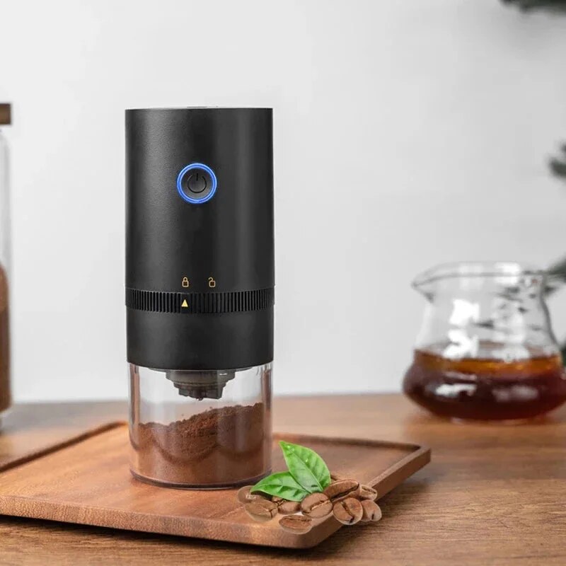 Burr Hand Grinder - เครื่องบดกาแฟ Type C ที่บดเมล็ดกาแฟแกนบดเซรามิกแบบมืออาชีพอัพเกรดใหม่แบบพกพาไฟฟ้า