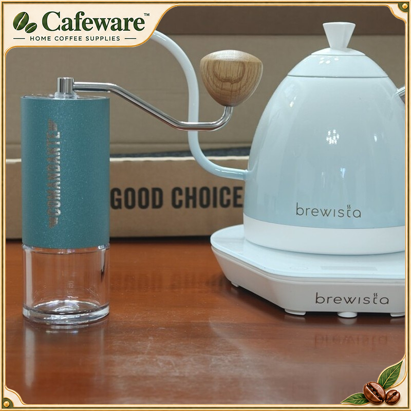 Burr Hand Grinder - เครื่องบดกาแฟมือหมุน Comandante C40 Mk4 ใบมีดเหล็กไนโตรเจนสูง สำหรับการชงกาแฟแบบ