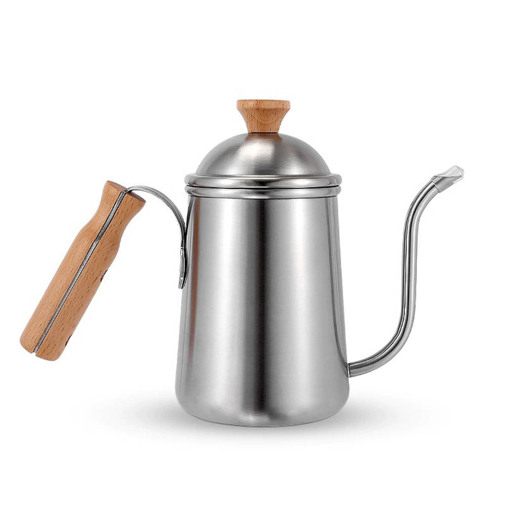 Coffee Tea Beans - เทกว่ากาต้มน้ํากาแฟคอห่านกาต้มน้ําชาสแตนเลส, เครื่องทํามือหม้อต้มถั่วเครื่องบดถ้วยกรองพับ